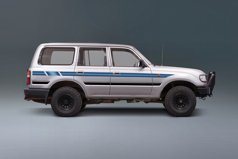 COOMA BODY STRIPES KIT : 1990-1994 J80-SERIES TOYOTA LAND CRUISER (WAGON)