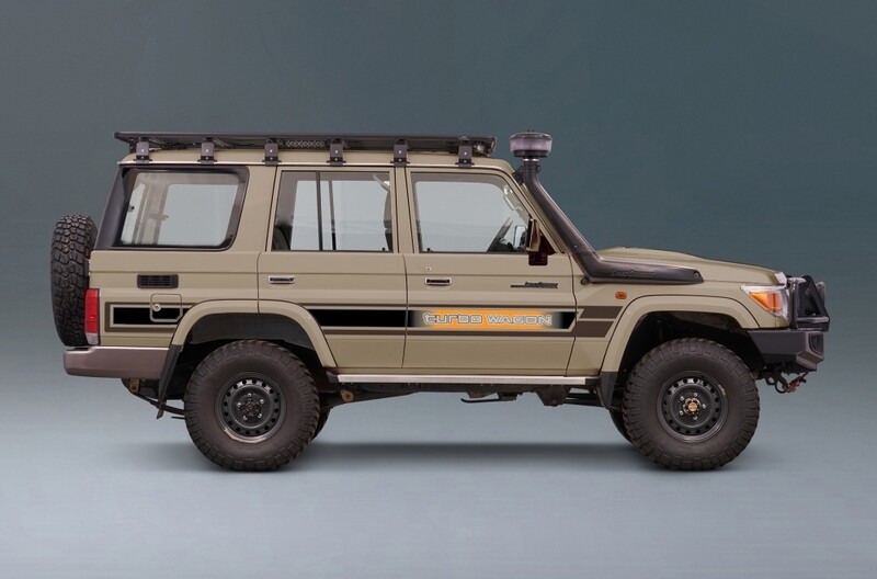 HELSINKI TURBO WAGON BODY STRIPES KIT : J76-SERIES TOYOTA LAND CRUISER (WAGON)