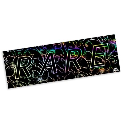 HOLOGRAPHIC RARE FLOWER SLAP STICKER