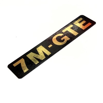 ENGINE NAMEPLATE : 7M-GTE (GOLD EDITION)