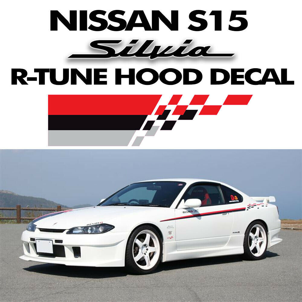 OFFICIAL TOUGE NATION NISMO INSPIRED NISSAN S15 SILVIA R-TUNE HOOD STRIPE KIT
