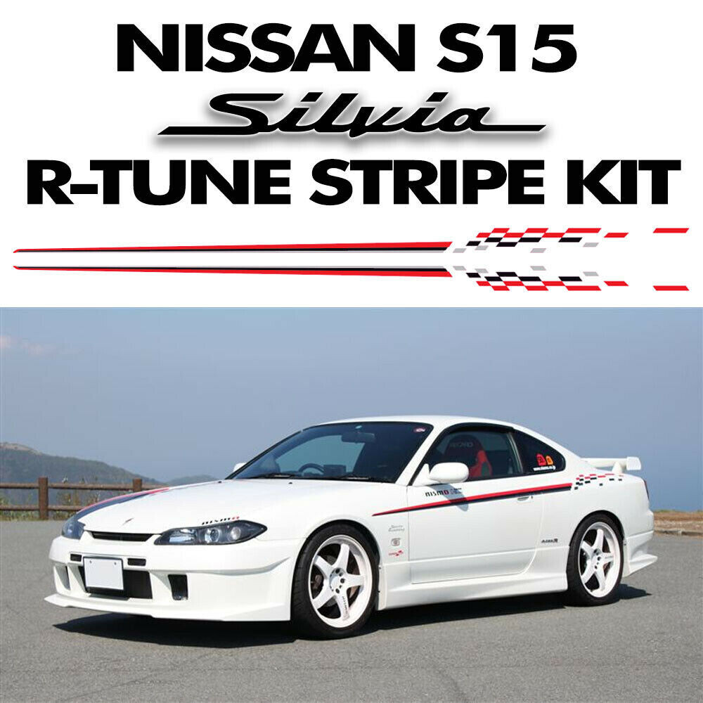 OFFICIAL TOUGE NATION NISMO INSPIRED NISSAN S15 SILVIA R-TUNE BODY STRIPE KIT