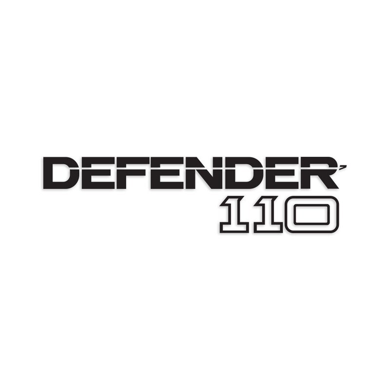 LAND ROVER 110 DEFENDER REAR DECAL