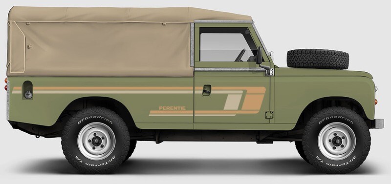 KOKODA BODY STRIPES KIT : LAND ROVER PERENTIE