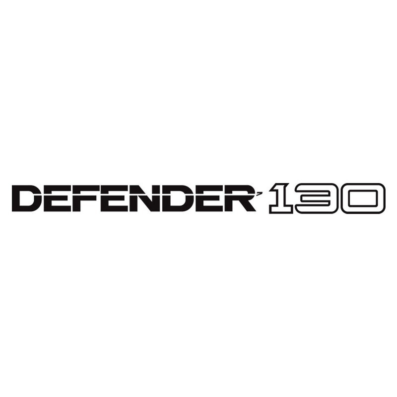 LAND ROVER DEFENDER 130 REAR DECAL