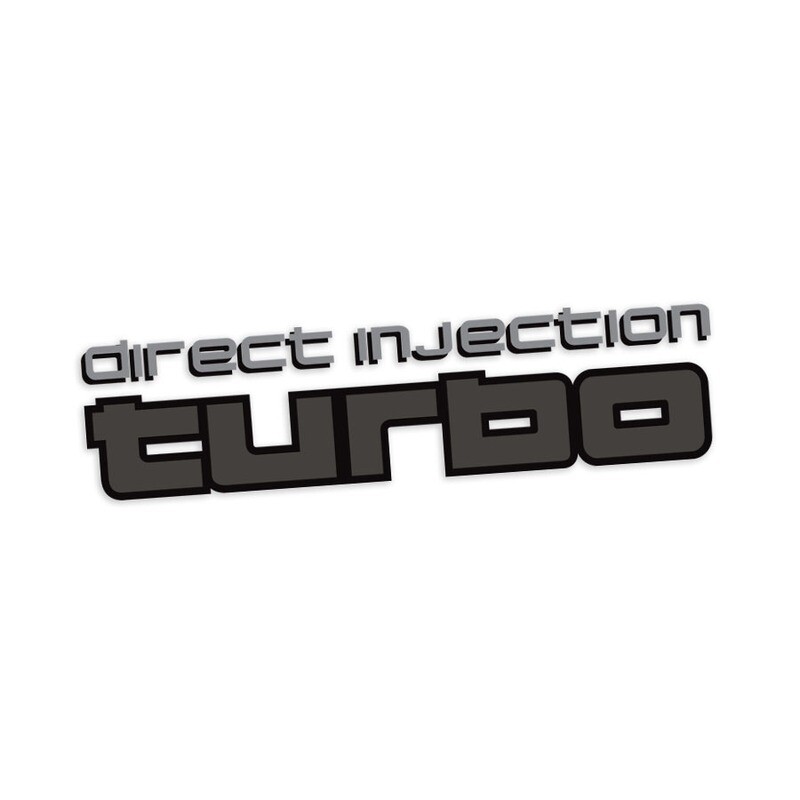 DIRECT INJECTION TURBO TAILGATE DECAL : 80-SERIES TOYOTA LAND CRUISER
