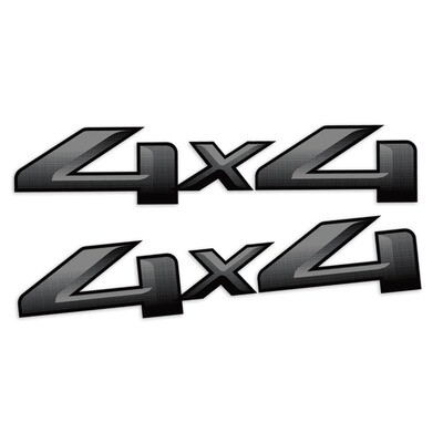 FORD RANGER 4x4 QTR-PANEL DECAL SET (2012-2018) - DARK VERSION