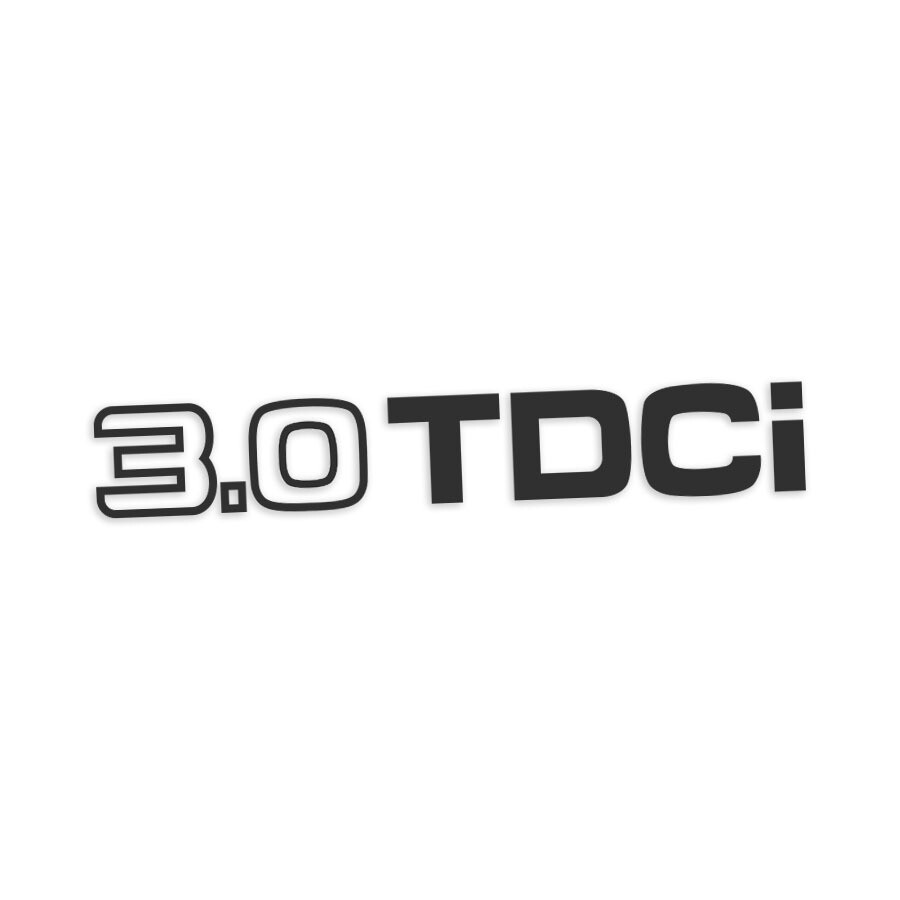 FORD RANGER 3.0 TDCI TAILGATE DECAL (2012-2018)