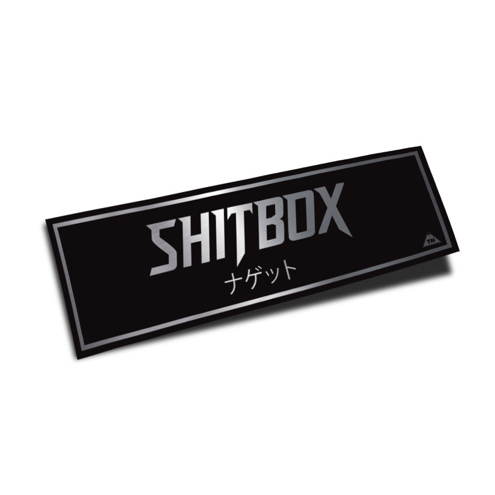 "SHITBOX" SLAP (CHROME)