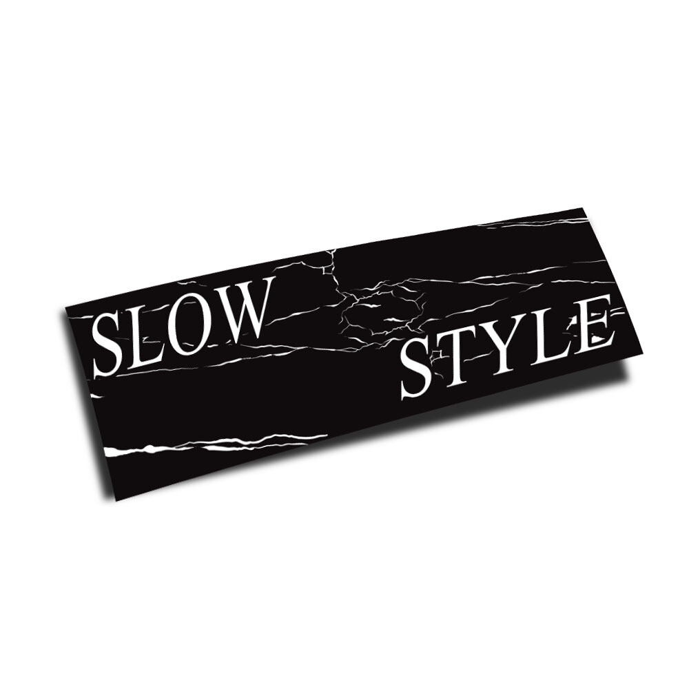 "SLOW STYLE" SLAP (BLACK/WHITE)