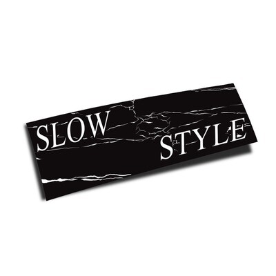 &quot;SLOW STYLE&quot; SLAP (BLACK/WHITE)