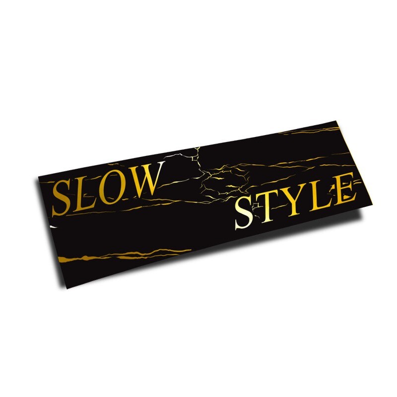 OFFICIAL TOUGE NATION "SLOW STYLE" SLAP STICKER (GOLD)