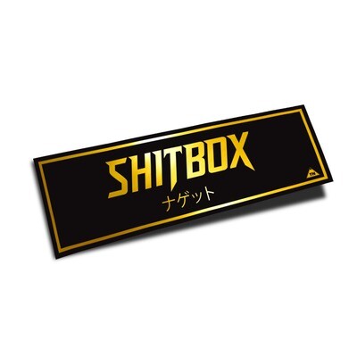 &quot;SHITBOX&quot; SLAP (GOLD)