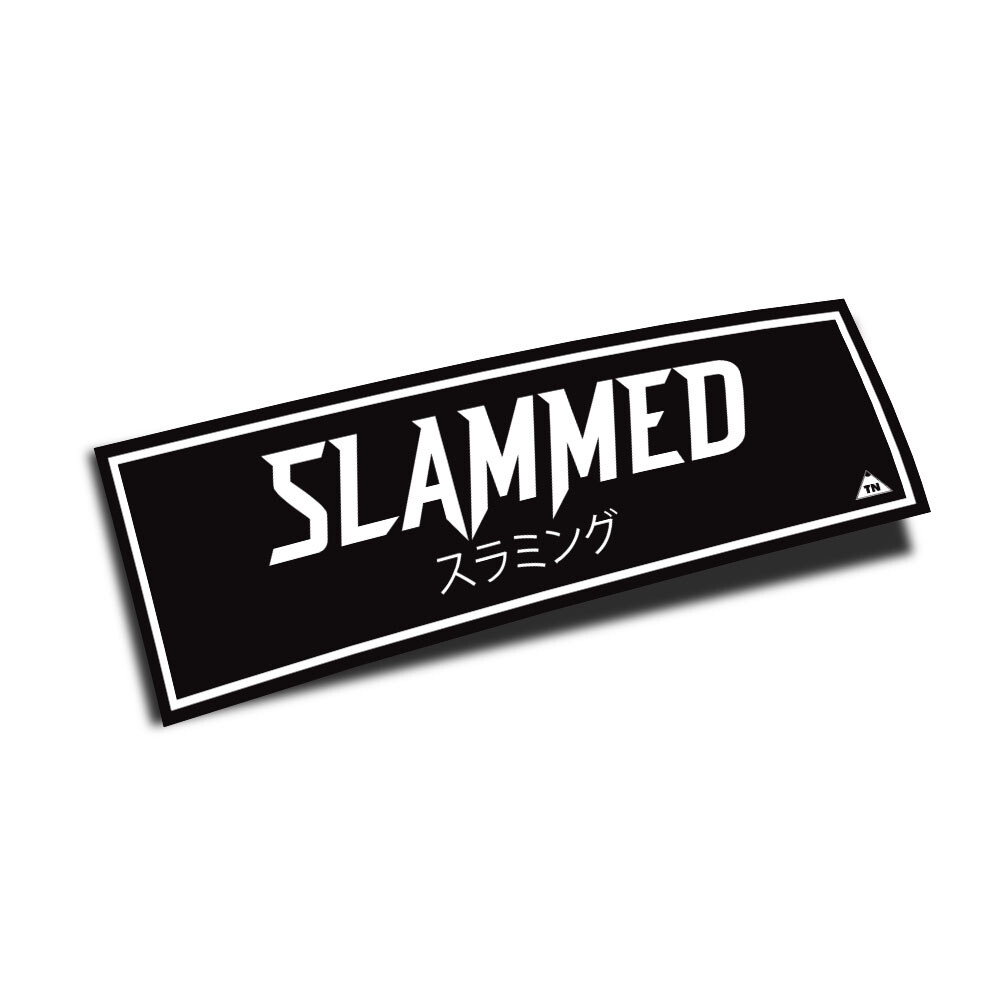 "SLAMMED" SLAP (BLACK/WHITE)
