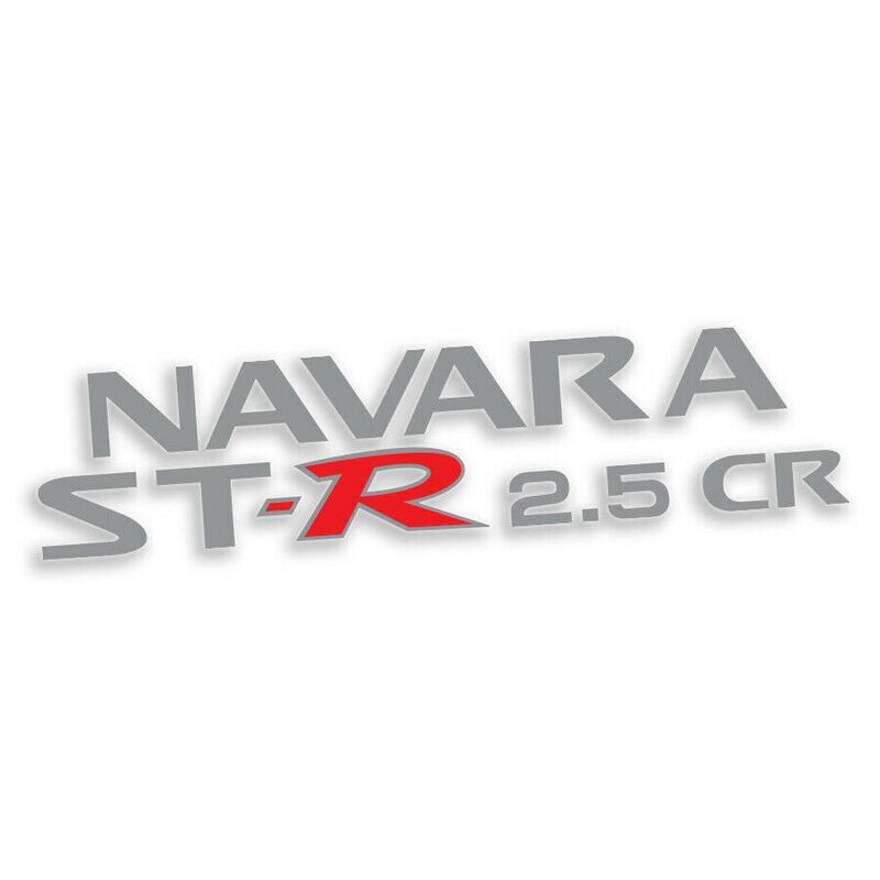ST-R 2.5 CR DOOR DECAL : NISSAN NAVARA