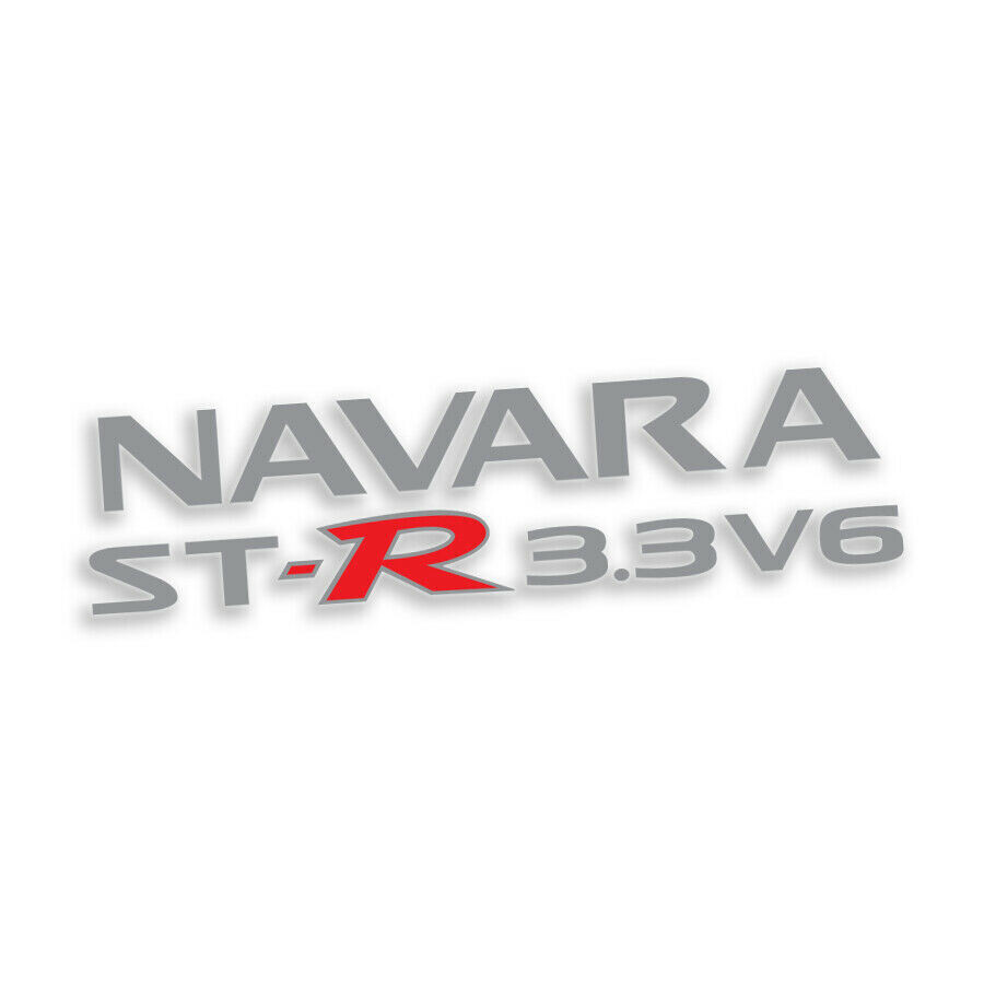 ST-R 3.3 V6 DOOR DECAL : NISSAN NAVARA