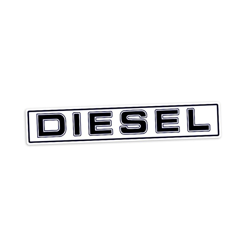 DIESEL TAILGATE DECAL : MQ/MK/160 NISSAN PATROL (1986-1987 ADM &amp; JDM)