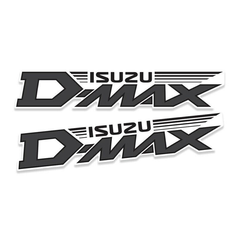 4WD SIDE OF TUB DECAL SET  : ISUZU D-MAX (RA/RB/RC)