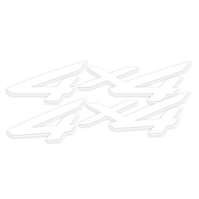 REPRODUCTION 4X4 DECAL SET : FORD F250/F250 SUPER DUTY (2002-2004) - WHITE