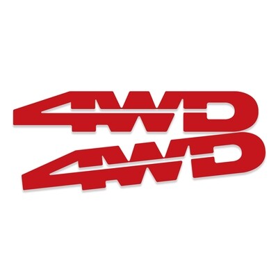 REPRODUCTION 4WD DECAL SET : FORD COURIER (2004)