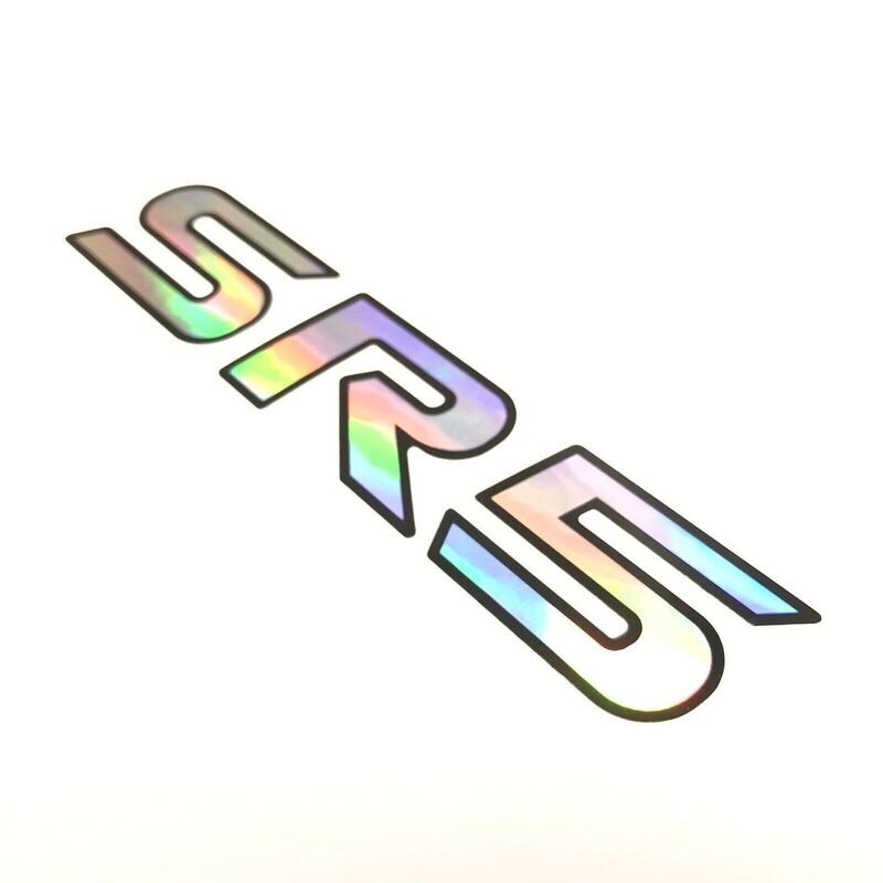 LIMITED EDITION HOLOGRAPHIC OIL SLICK SR5 DECAL : TOYOTA HILUX