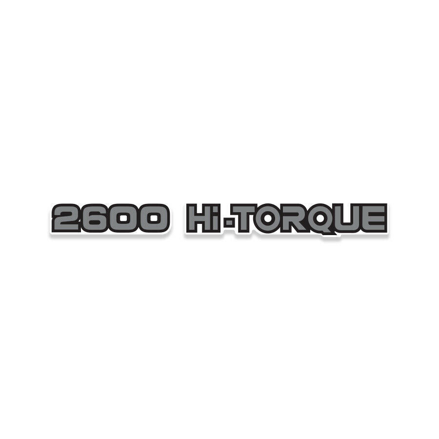 HOLDEN RODEO TF 1988-2003 DOOR DECAL : 2600 Hi-TORQUE