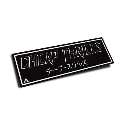 OFFICIAL TOUGE NATION &quot;CHEAP THRILLS&quot; SLAP STICKER