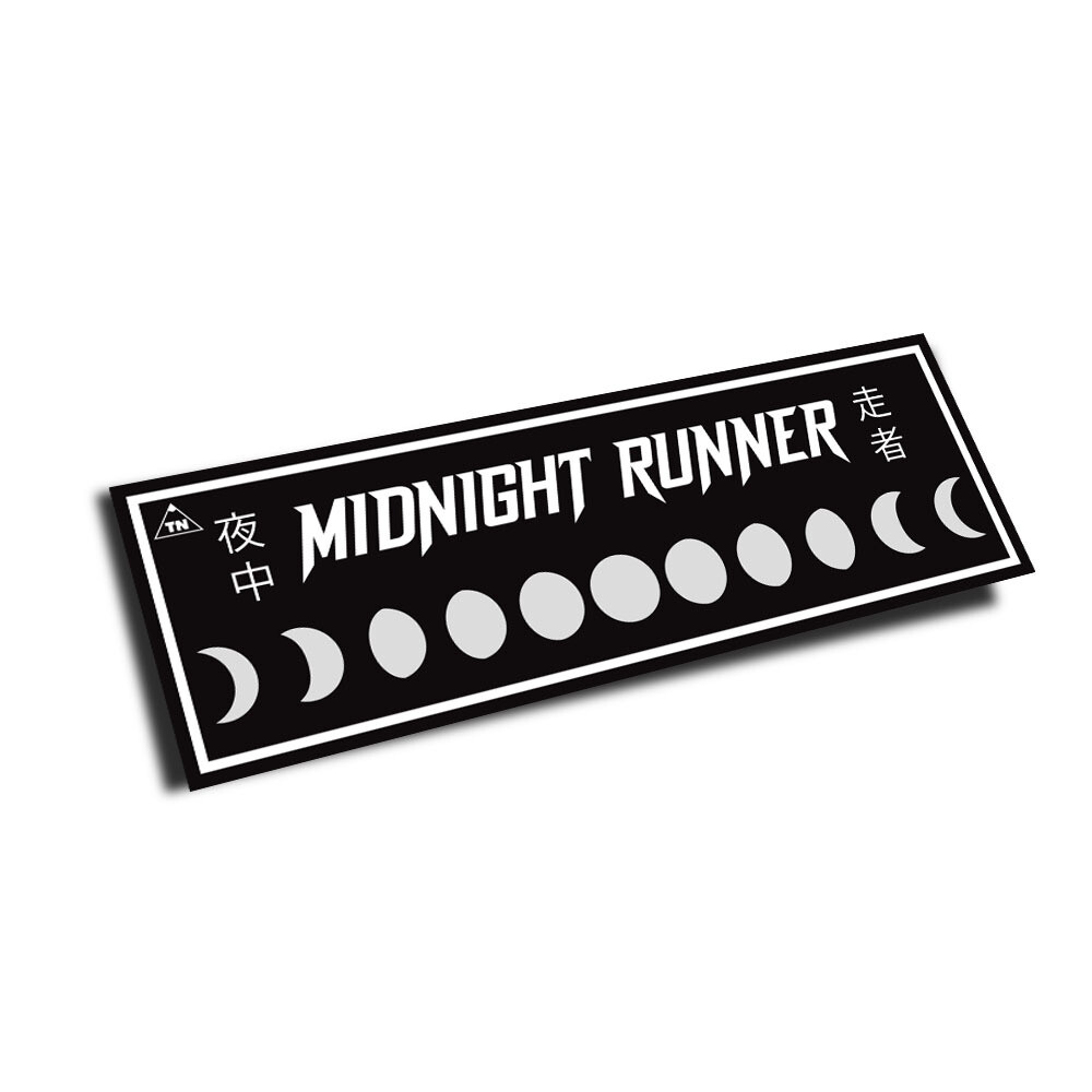 OFFICIAL TOUGE NATION &quot;MIDNIGHT RUNNER&quot; SLAP STICKER