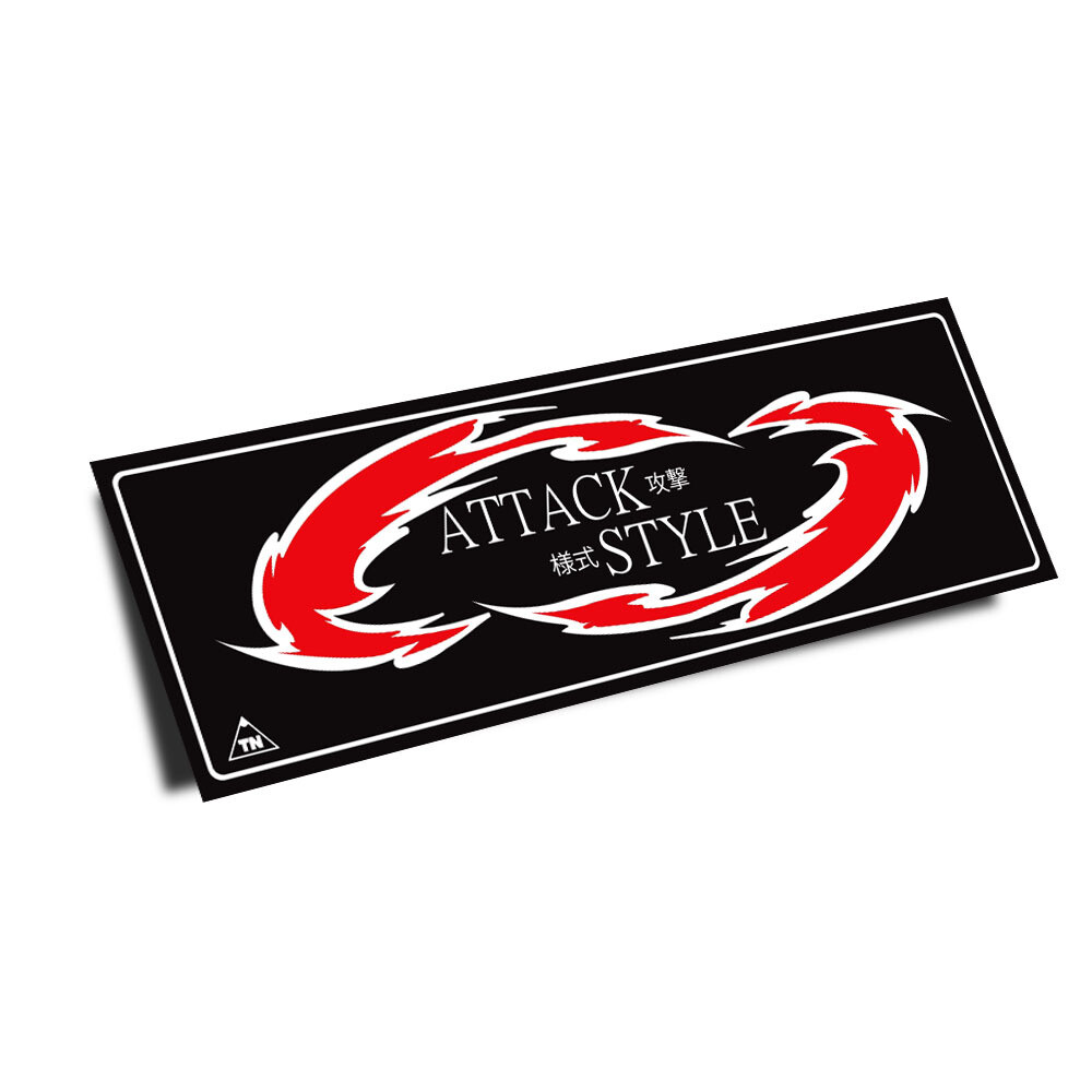OFFICIAL TOUGE NATION "ATTACK STYLE" SLAP STICKER