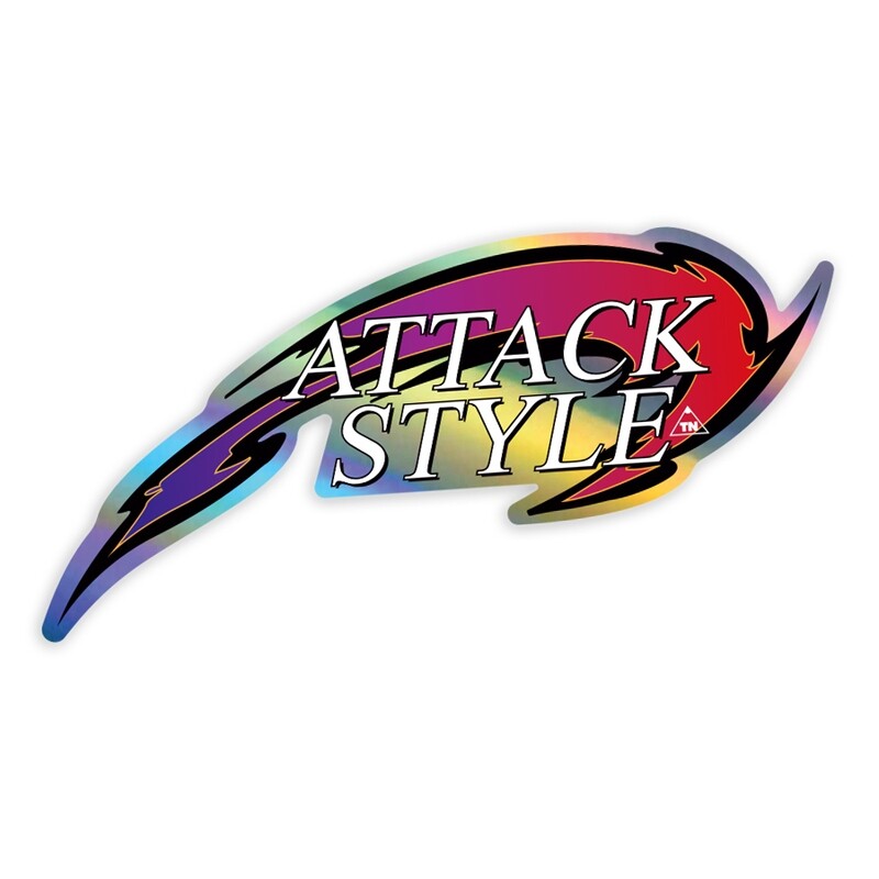 OFFICIAL TOUGE NATION "ATTACK STYLE" SLAP STICKER (RAINBOW HOLO EDITION)