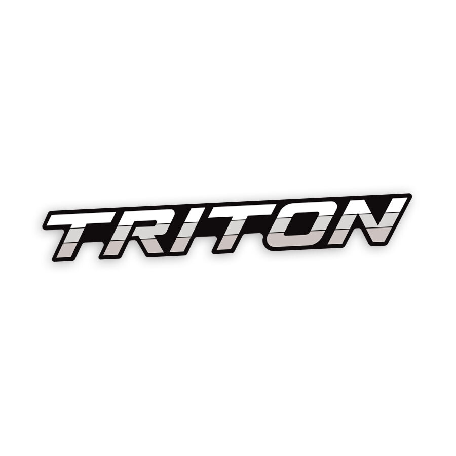 1986-1996 MITSUBISHI TRITON DOOR DECAL : TRITON (LIGHT VERSION)
