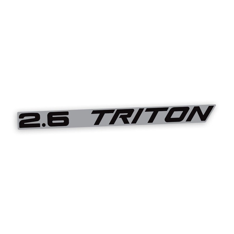 1986-1996 MITSUBISHI TRITON TAILGATE DECAL : 2.6 TRITON