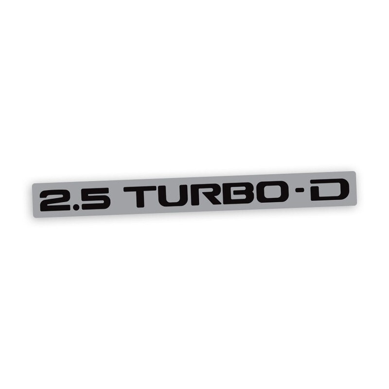 1986-1996 MITSUBISHI TRITON TAILGATE DECAL : 2.5 TURBO-D