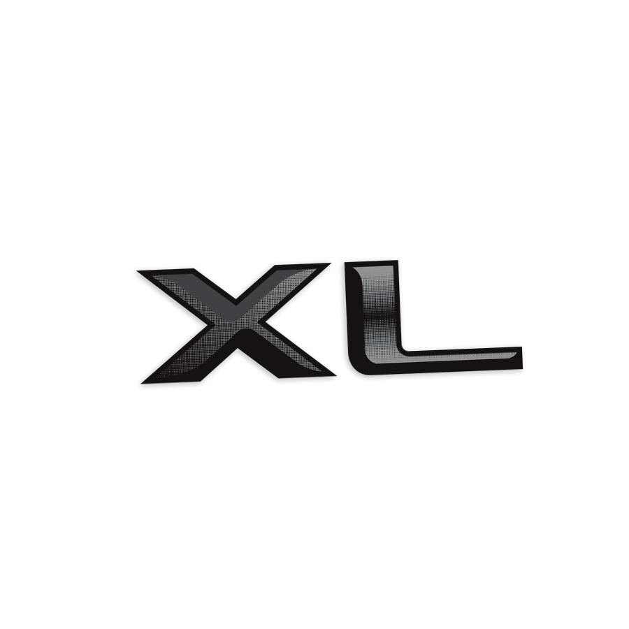 FORD RANGER TAILGATE DECAL : XL (2012-2018) - DARK VERSION