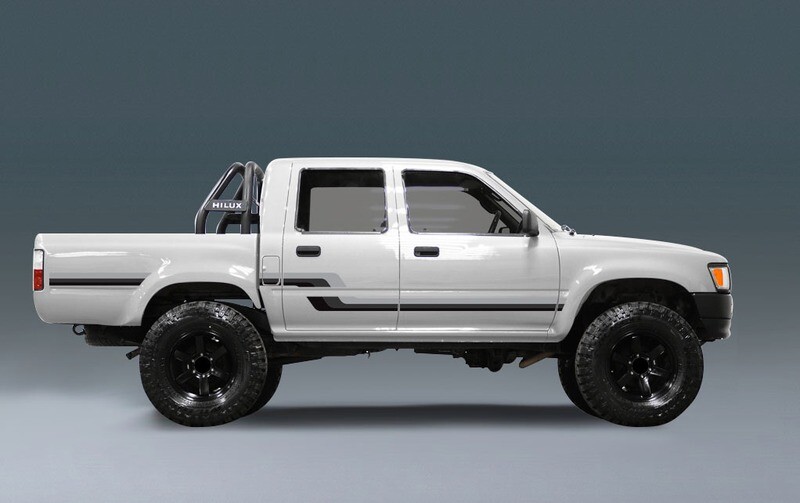 CALOUNDRA BODY STRIPE KIT : GEN-5 TOYOTA HILUX (1988-1997)