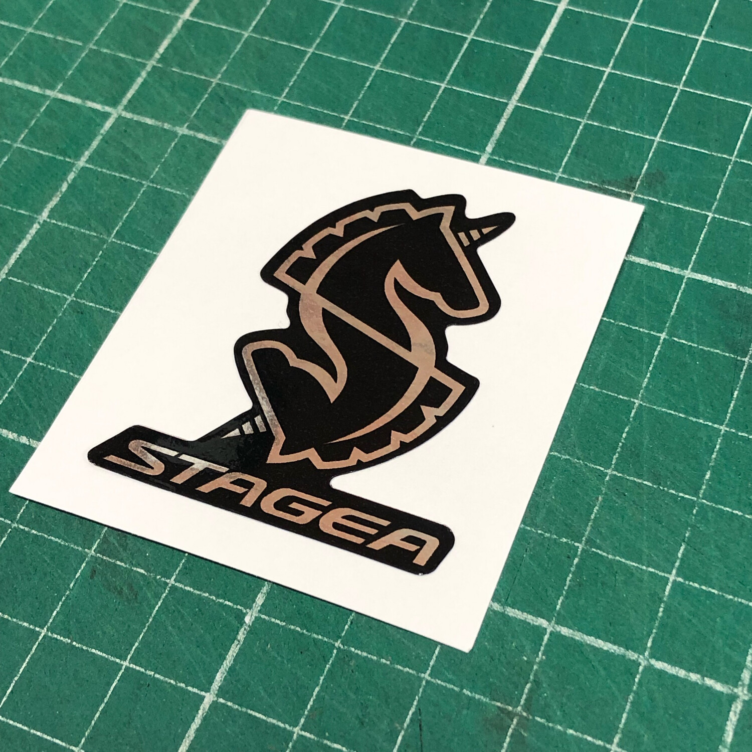 UNICORN SIDE EMBLEM : NISSAN STAGEA (C34)
