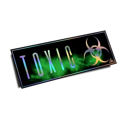 TOUGE NATION TOXIC GREEN HOLOGRAPHIC SLAP