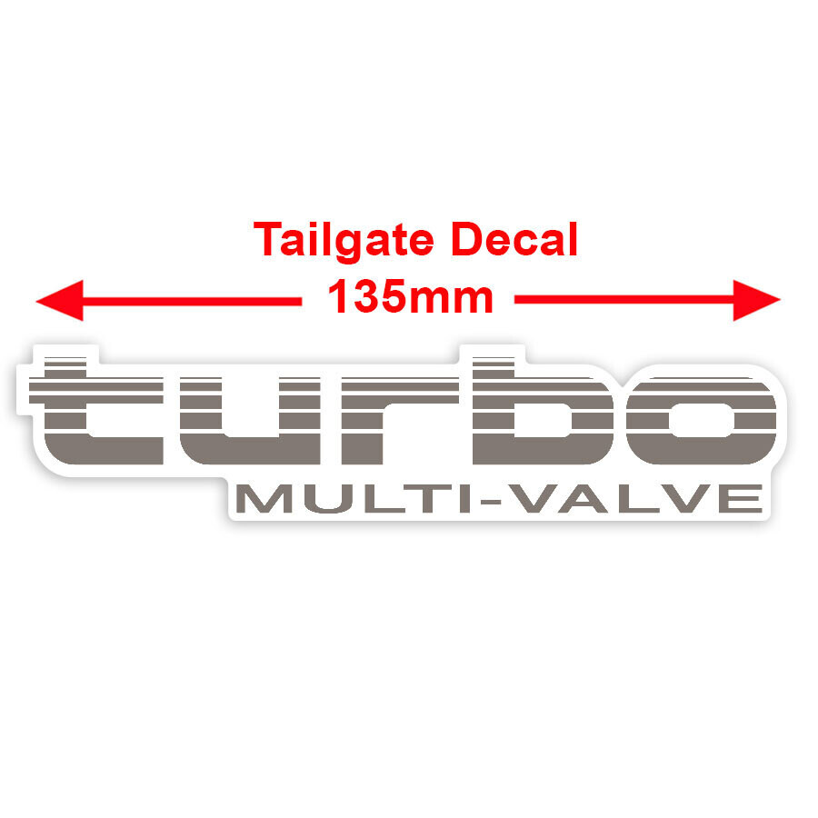 TURBO MULTI-VALVE DECAL : TOYOTA LAND CRUISER