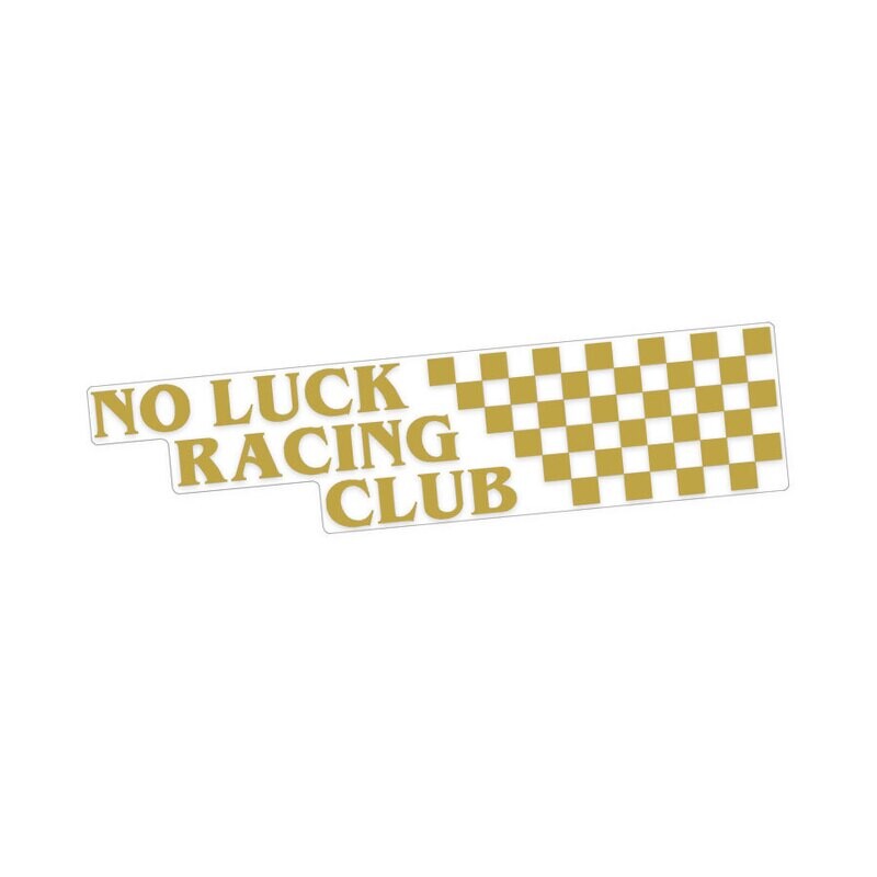 OFFICIAL TOUGE NATION "NO LUCK RACING" CLEAR DIE-CUT