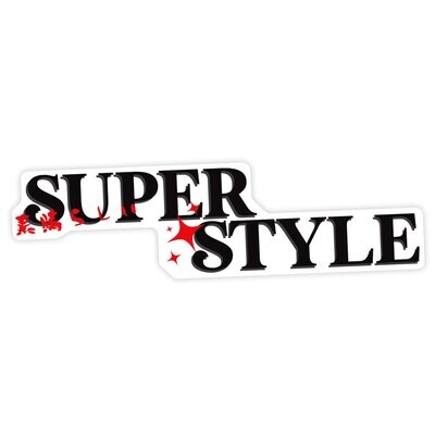 SUPER STYLE WINDOW STICKER