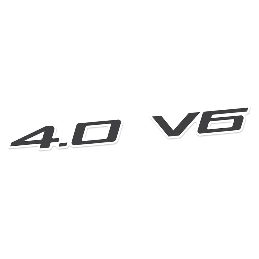 REPRODUCTION 4.0 V6 DOOR & TAILGATE DECAL : FORD COURIER (2002-2007)