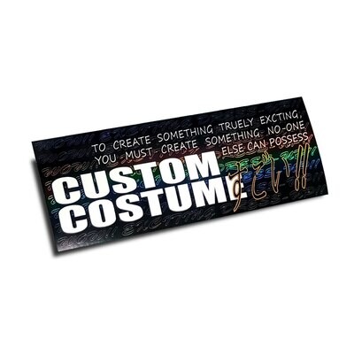 CUSTOM COSTUME HOLOGRAPHIC SLAP STICKER