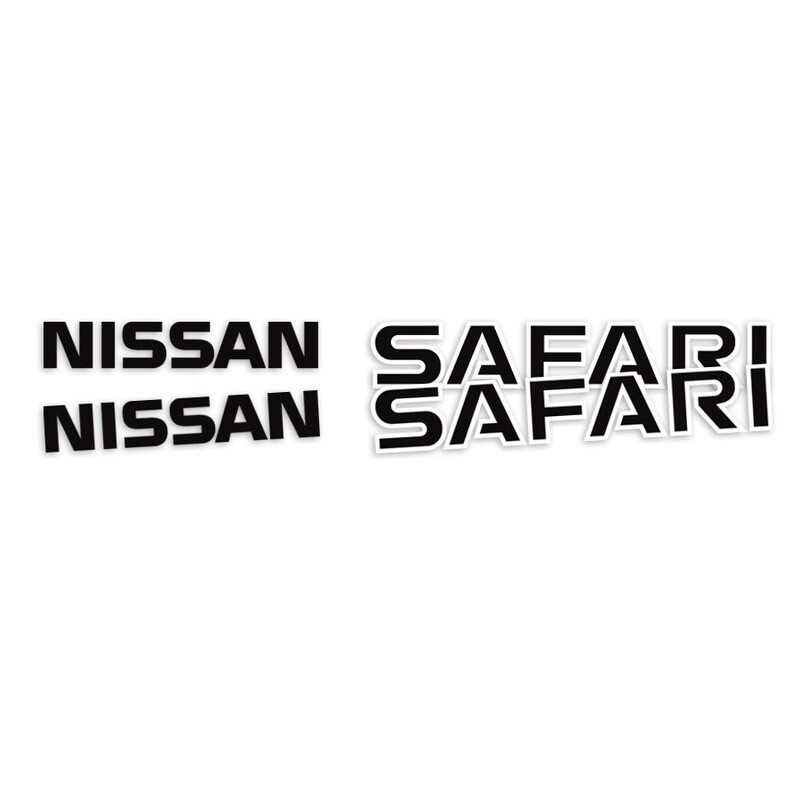 NISSAN SAFARI SIDE DECAL SET : GQ/Y60
