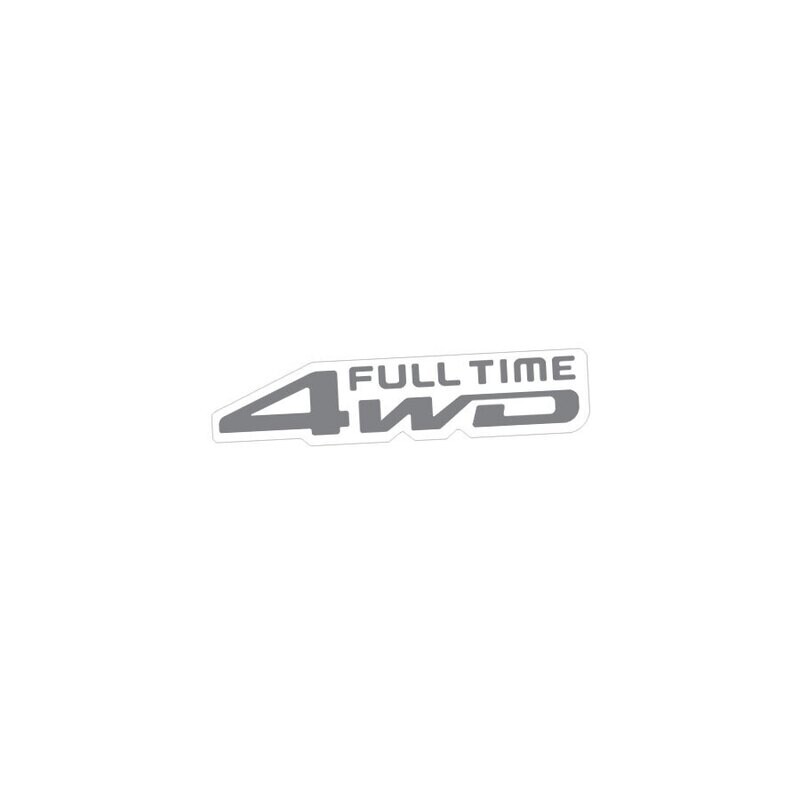 FULL-TIME 4WD REAR WINDOW DECAL : TOYOTA LANDCRUISER 100-SERIES