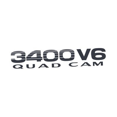 3400 V6 QUAD CAM DECAL : LAND CRUISER 100-SERIES