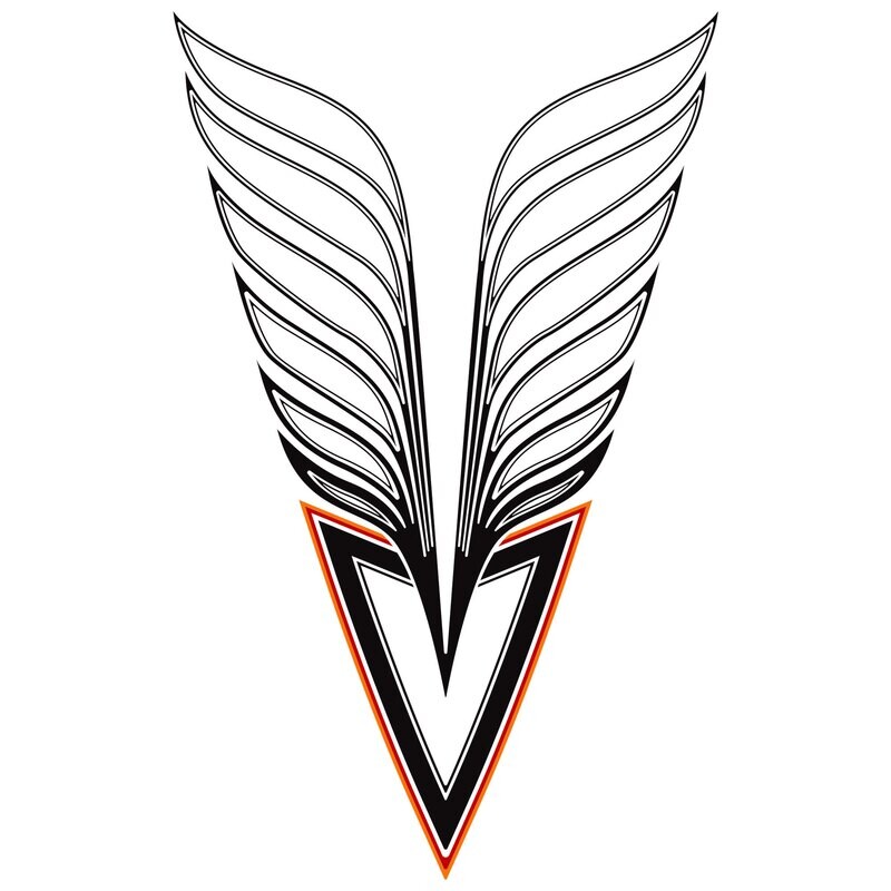 PLYMOUTH FIRE ARROW HOOD DECAL