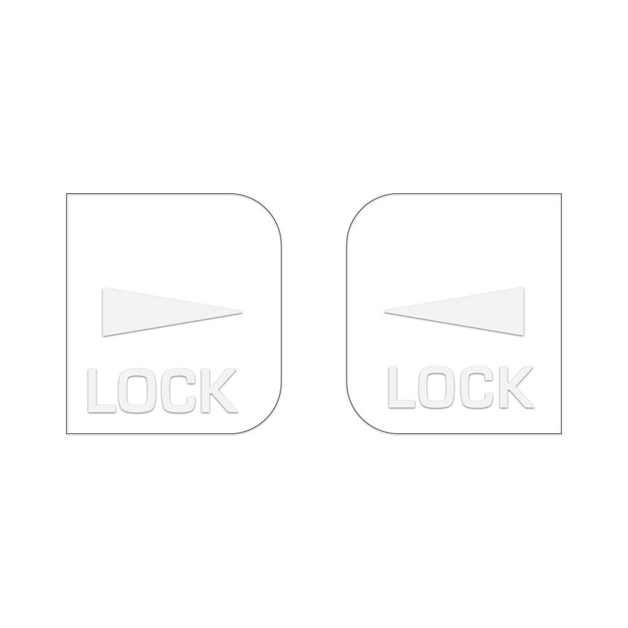 DOOR LOCK BEZEL OVERLAY SET : TOYOTA SUPRA (A70)