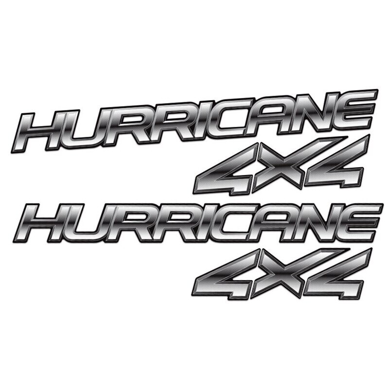 REPRODUCTION HURRICANE 4WD DECAL SET : FORD COURIER (2004/2005)