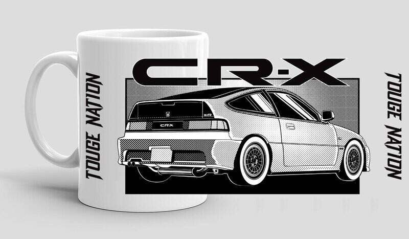 TOUGE NATION COFFEE MUG : HONDA CR-X