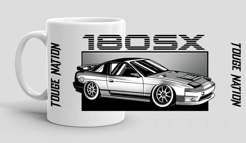 TOUGE NATION COFFEE MUG : NISSAN 180SX